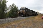 NS 8000 with a westbound container train